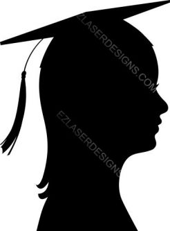 Female Graduate Silhouette